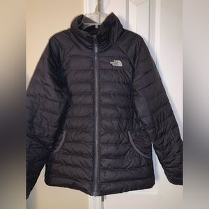 North Face kids XL black puffer